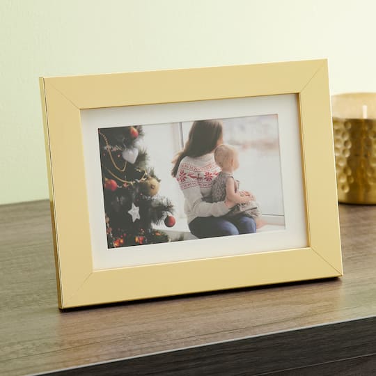 Gold Metallic Belmont Frame with Mat by Studio Décor®
